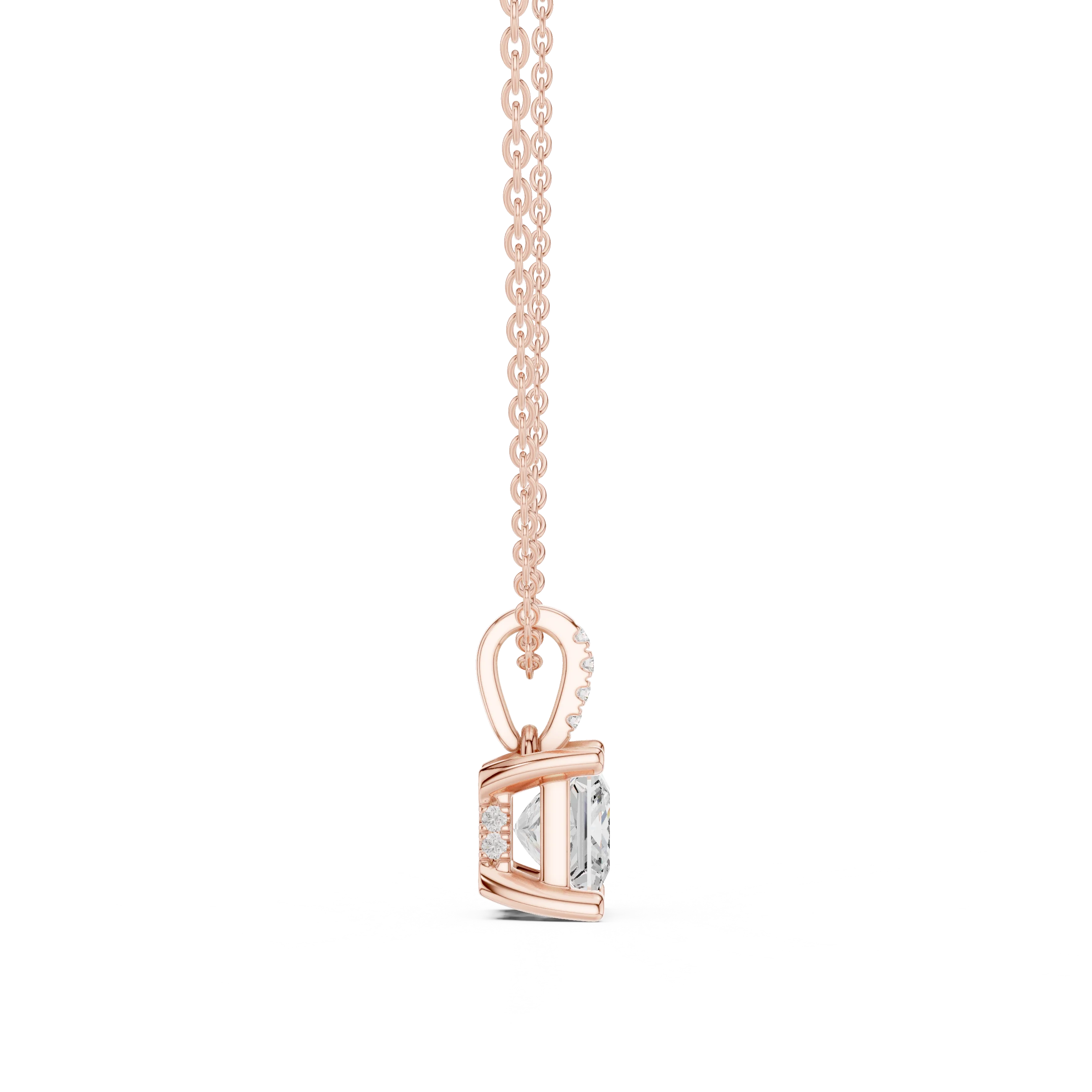 Regalia Princess Solitaire Diamond Pendant