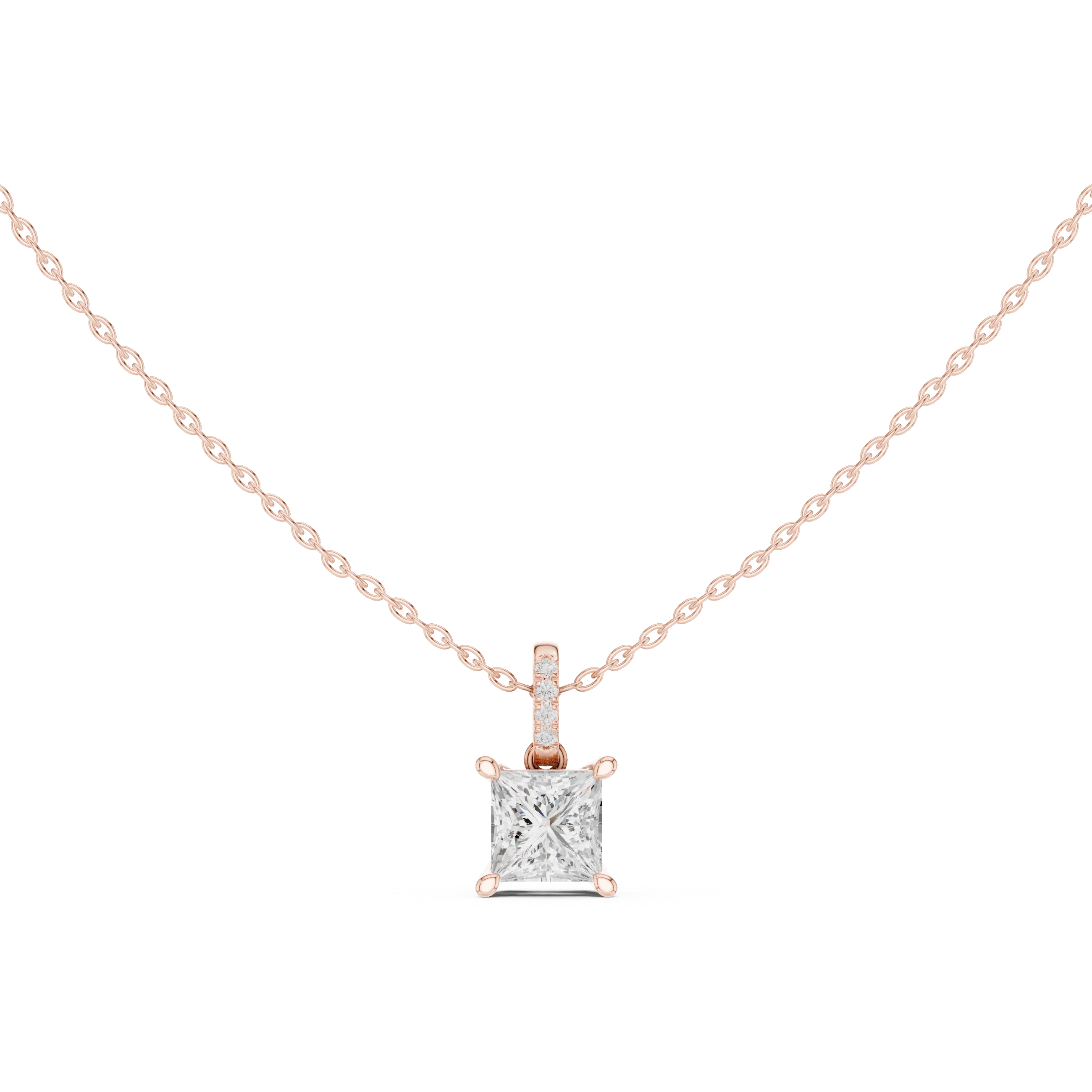 Regalia Princess Solitaire Diamond Pendant