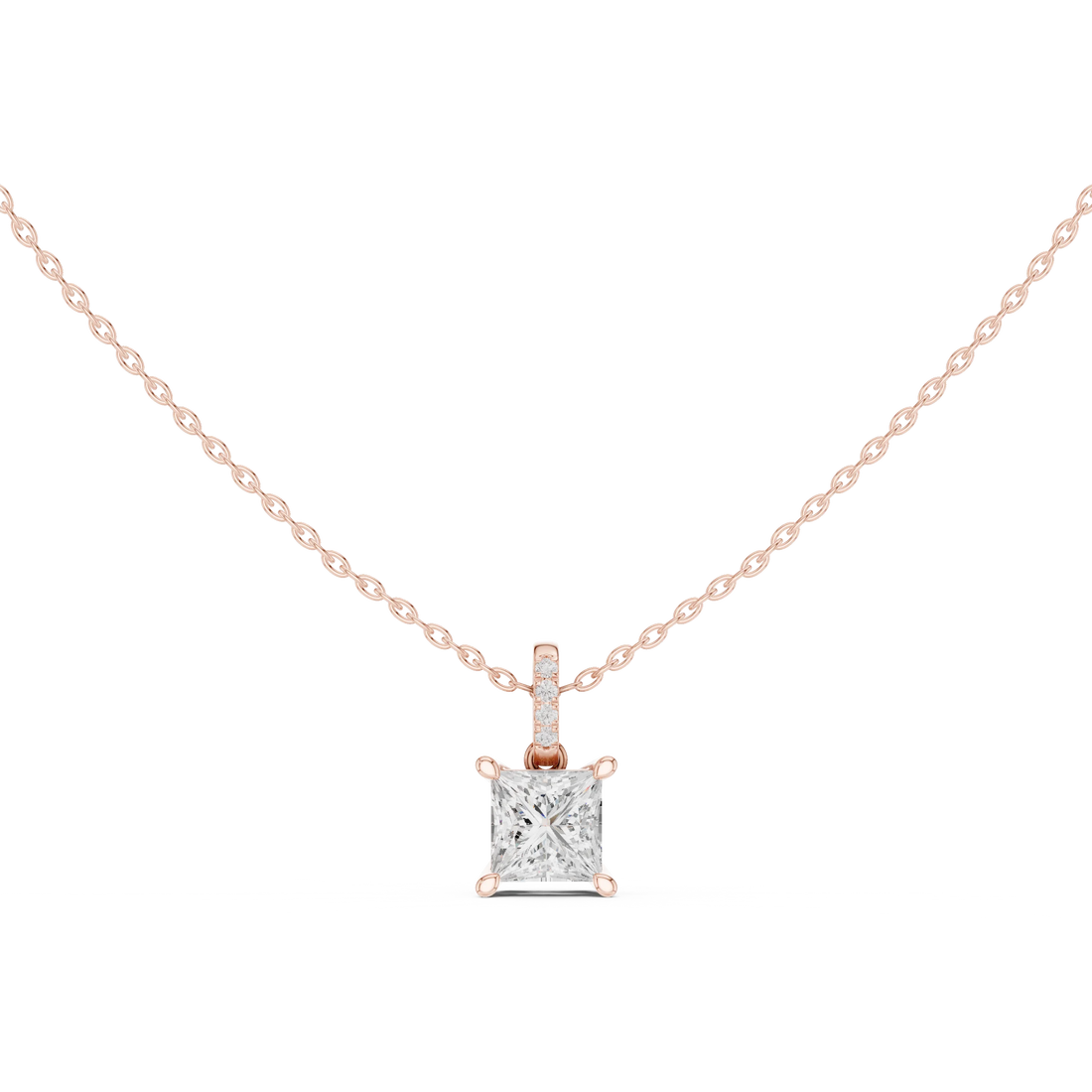 Regalia Princess Solitaire Diamond Pendant