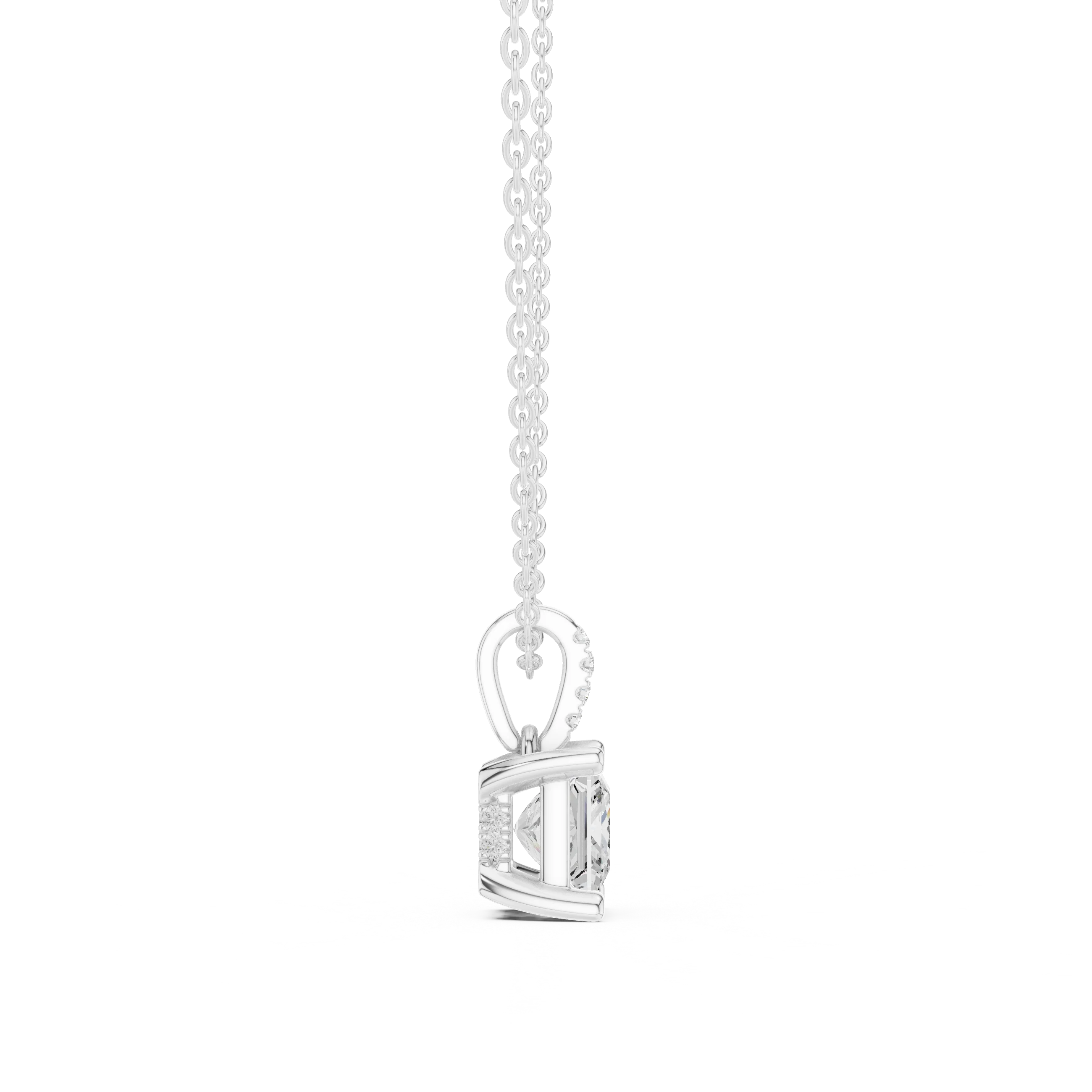 Regalia Princess Solitaire Diamond Pendant