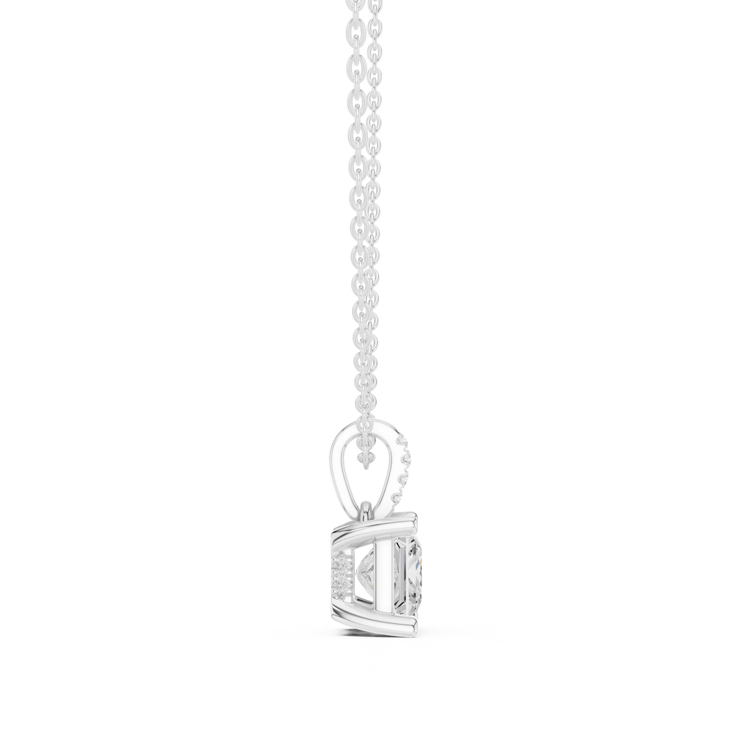 Regalia Princess Solitaire Diamond Pendant
