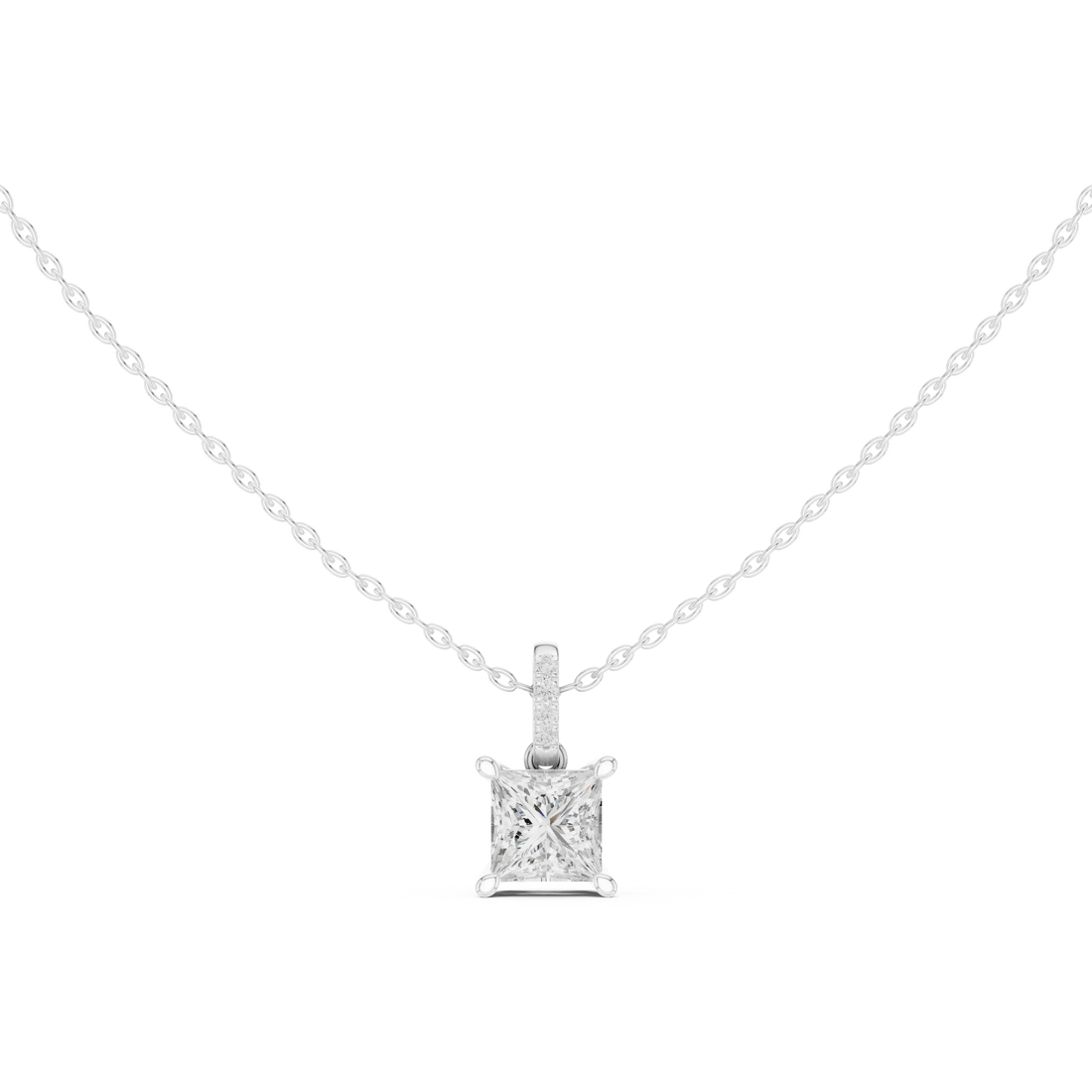 Regalia Princess Solitaire Diamond Pendant