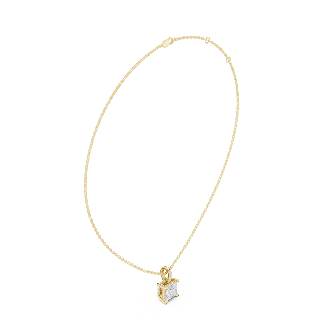 Regalia Princess Solitaire Diamond Pendant