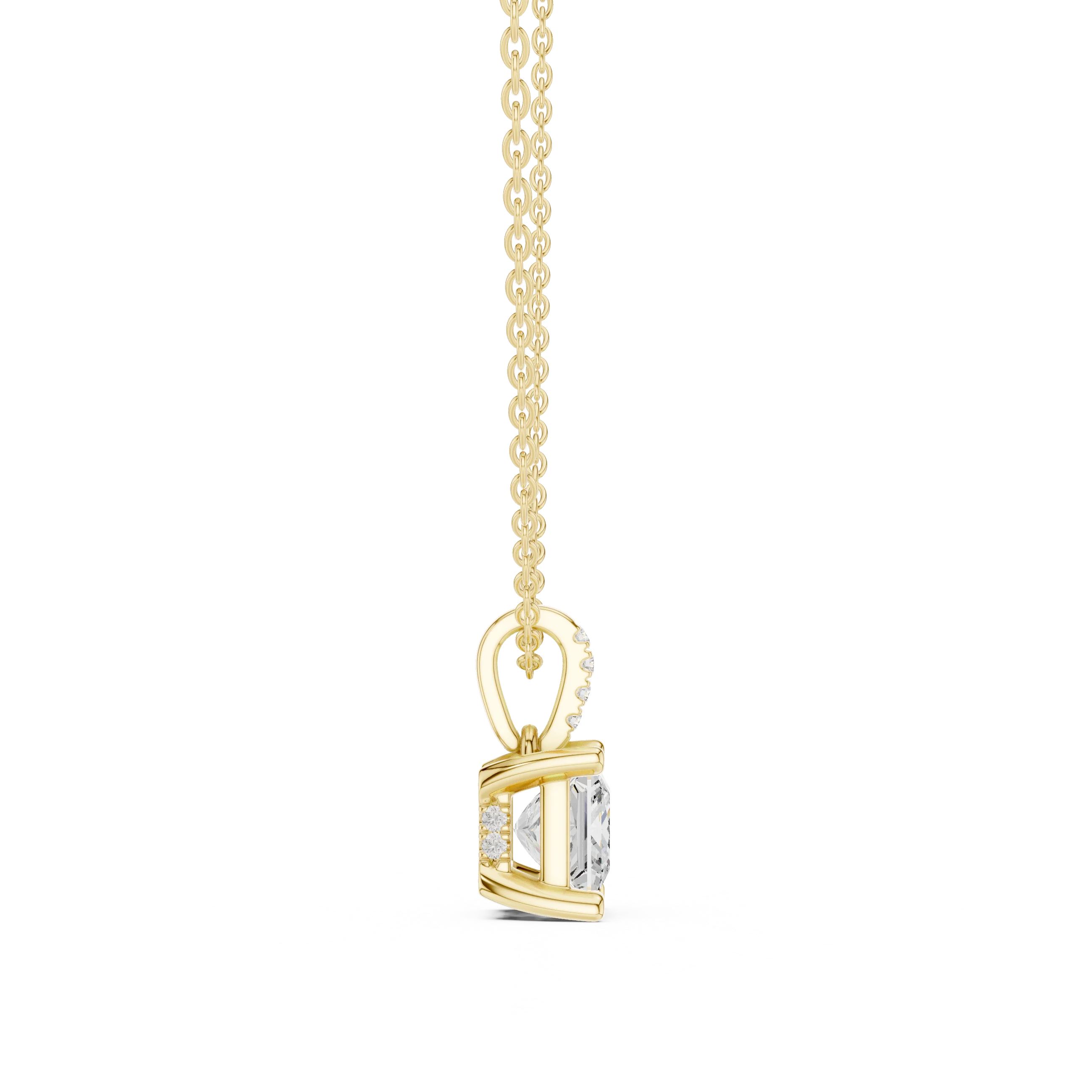 Regalia Princess Solitaire Diamond Pendant