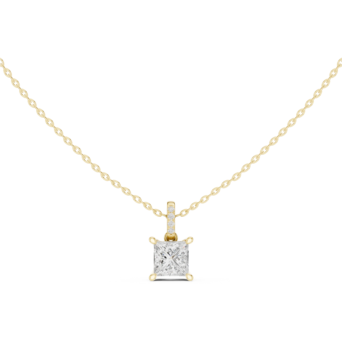 Regalia Princess Solitaire Diamond Pendant