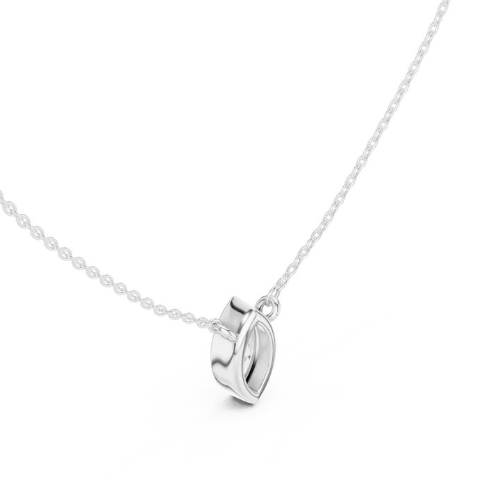 Marquisa Marquise Bezel Solitaire Diamond Pendant