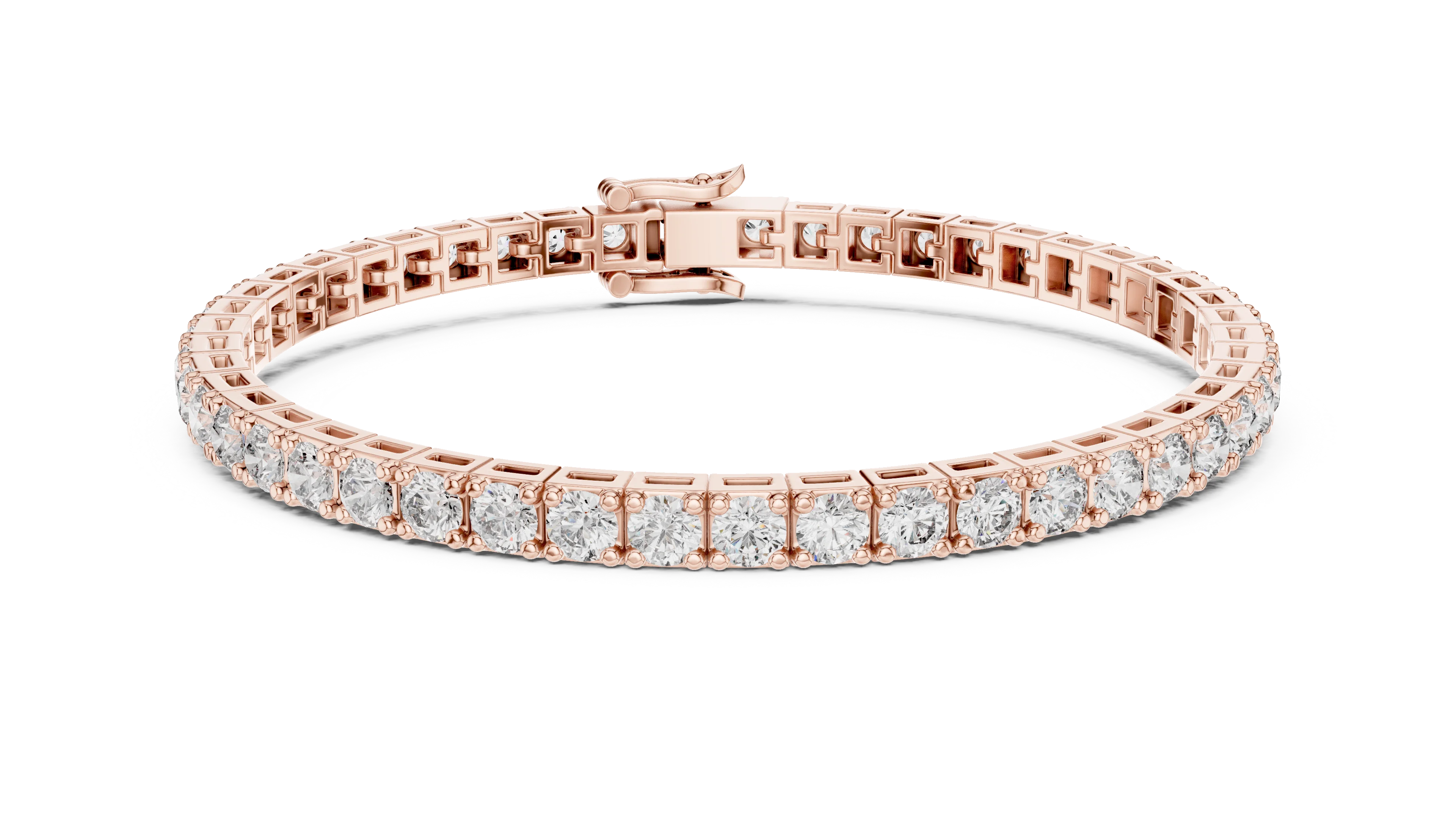 LuxeLine Diamond Tennis Bracelet