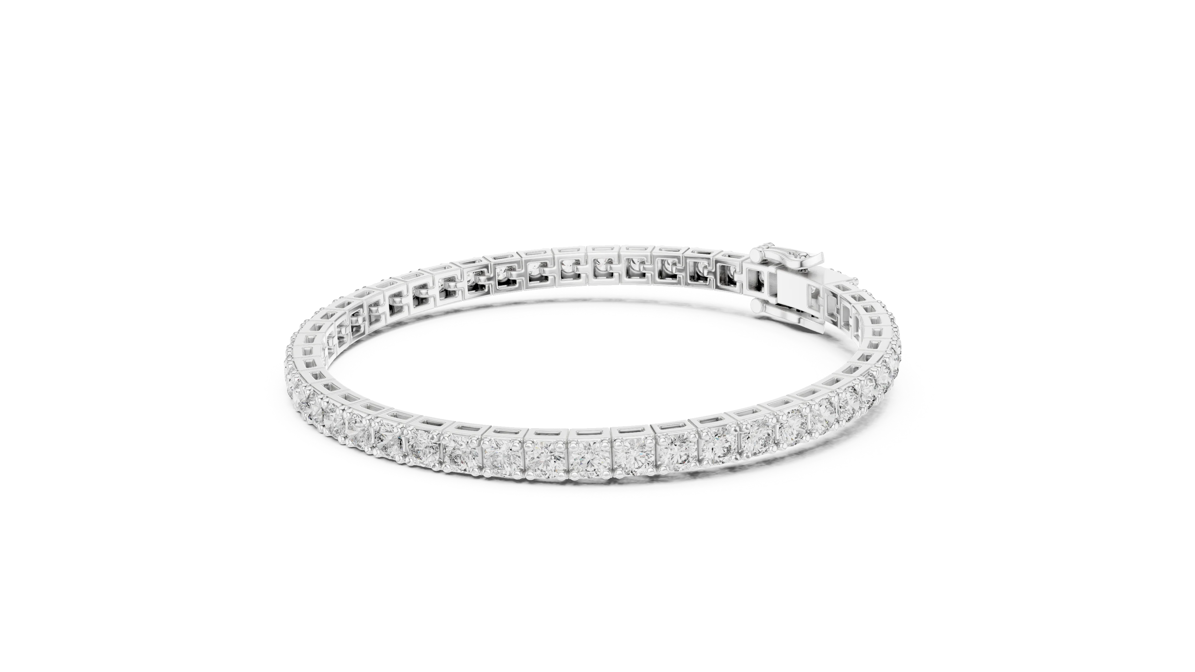 LuxeLine Diamond Tennis Bracelet