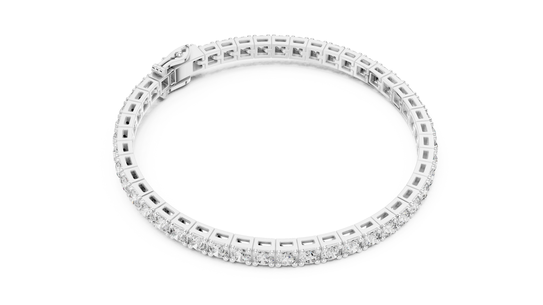 LuxeLine Diamond Tennis Bracelet