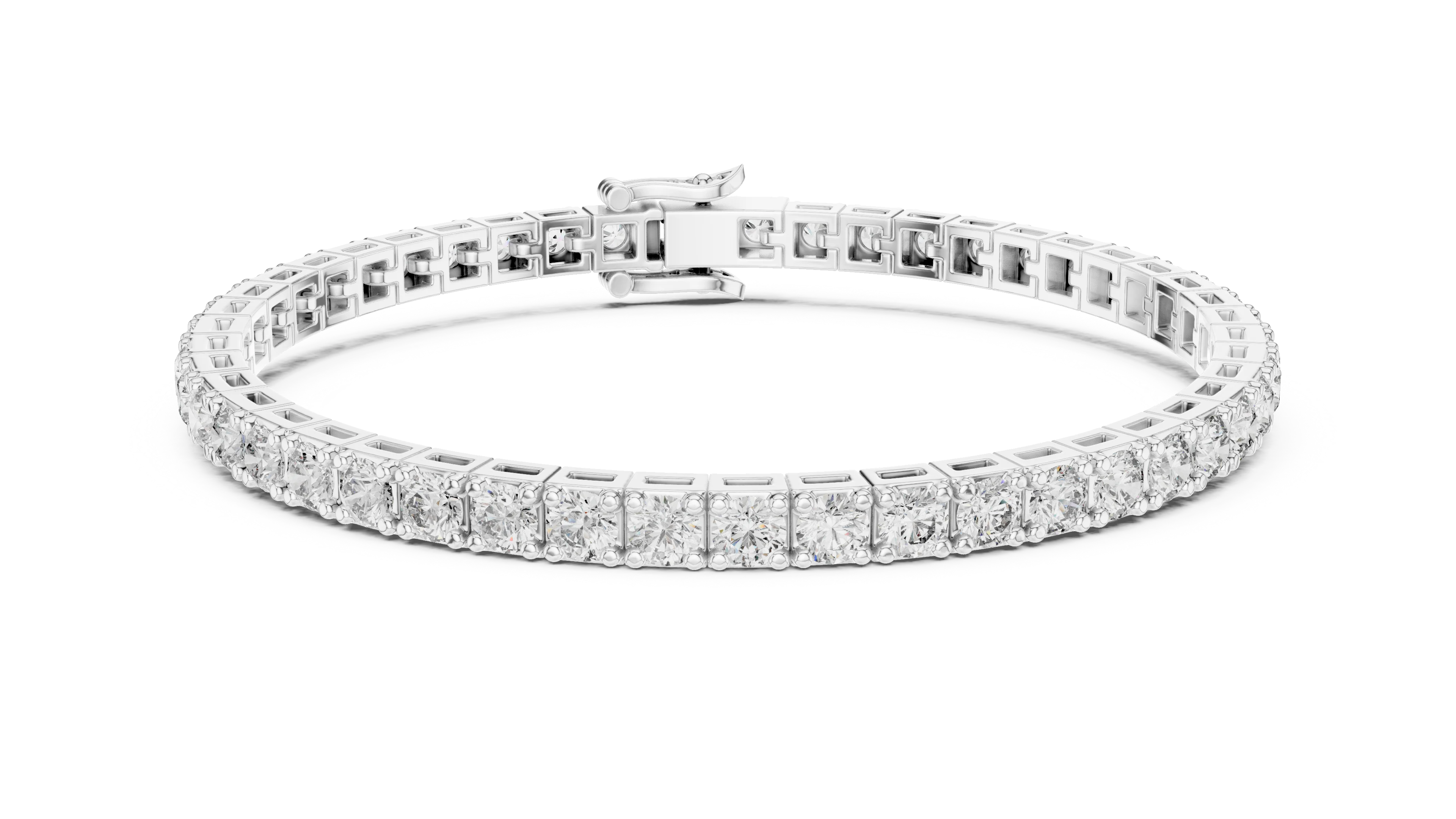 LuxeLine Diamond Tennis Bracelet