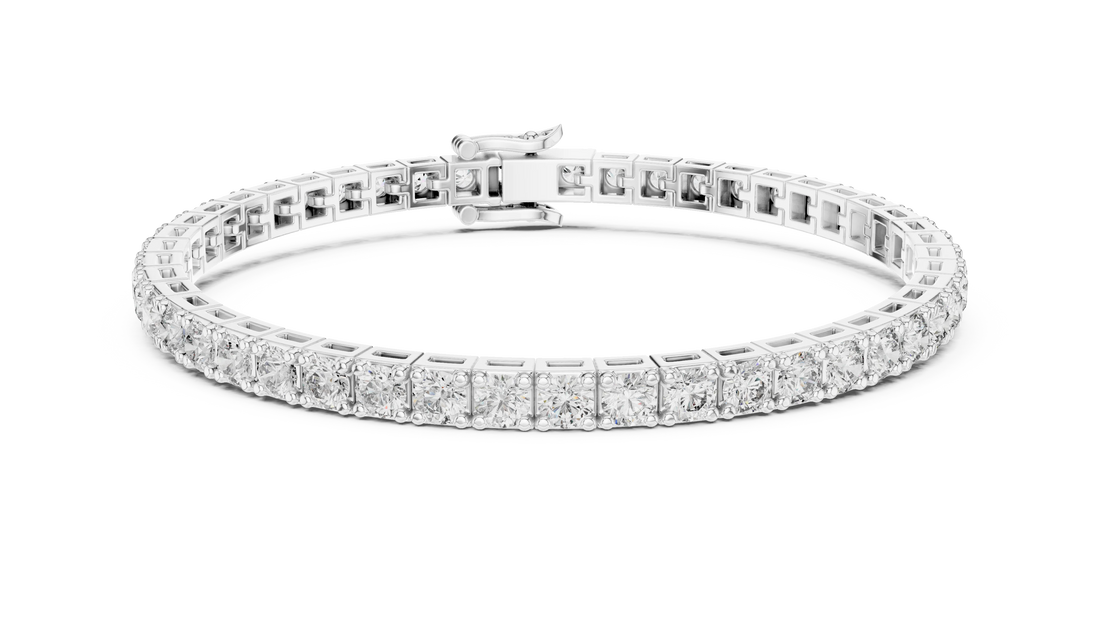 LuxeLine Diamond Tennis Bracelet