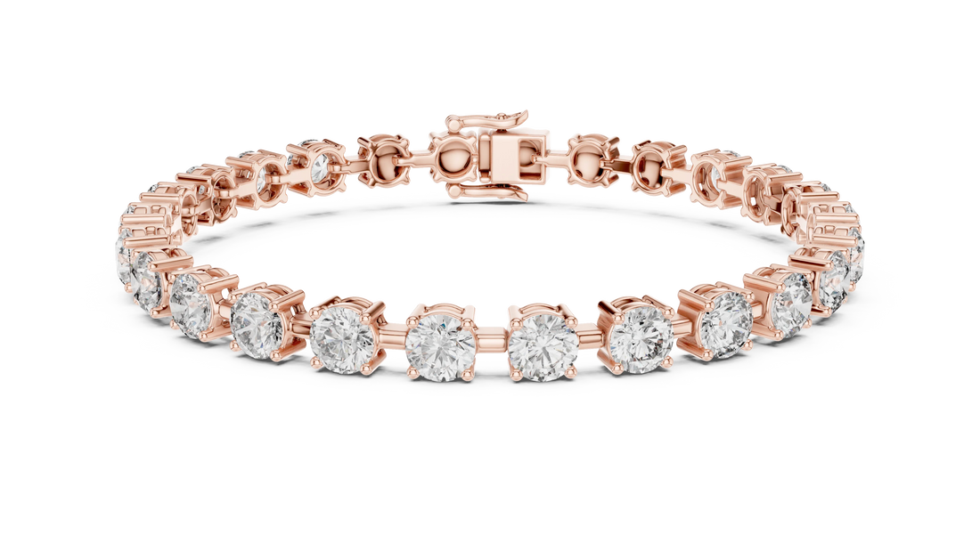 Royal Round Solitaire Line Diamond Bracelet