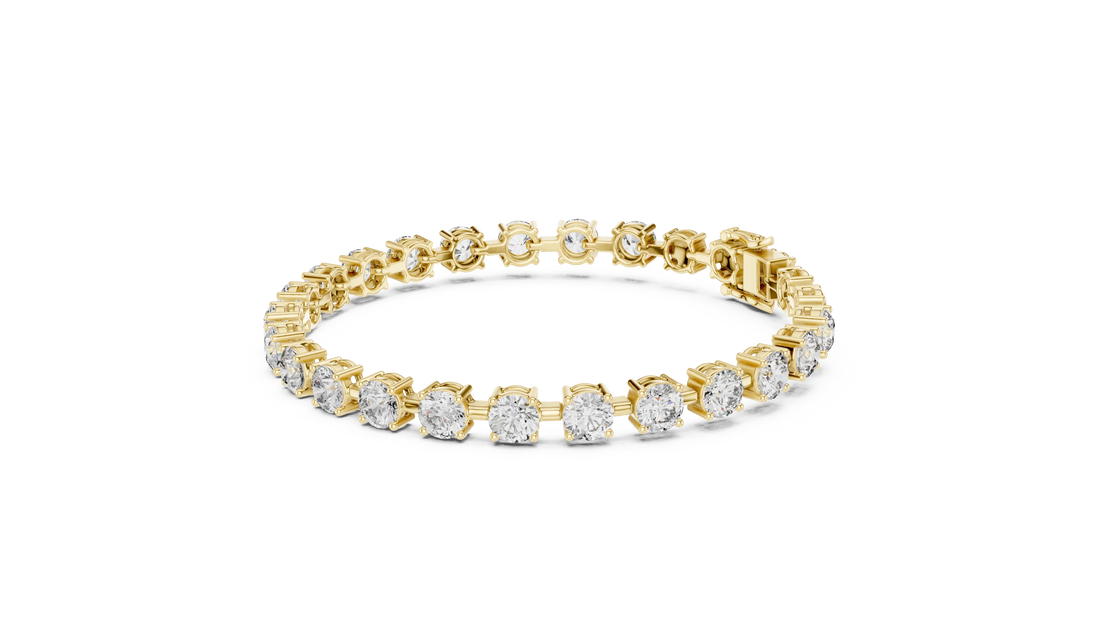 Royal Round Solitaire Line Diamond Bracelet