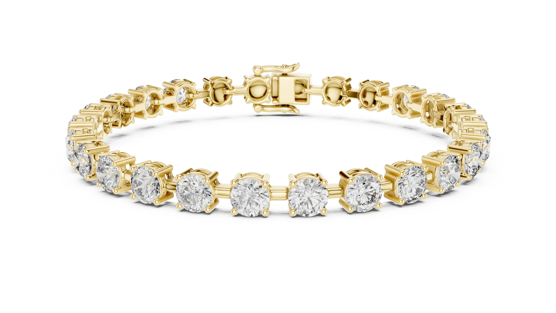 Royal Round Solitaire Line Diamond Bracelet
