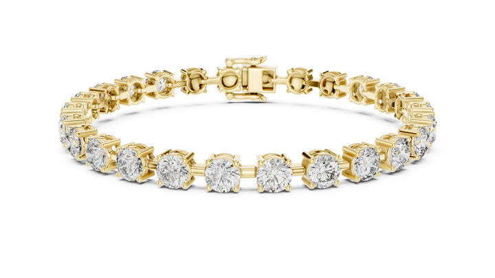 Royal Round Solitaire Line Diamond Bracelet