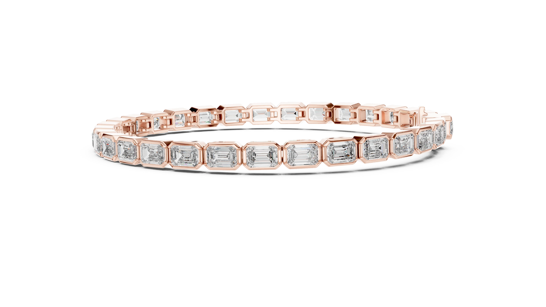 Imperial Emerald Line Diamond Bracelet