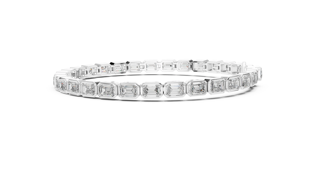 Imperial Emerald Line Diamond Bracelet
