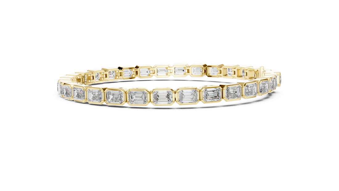 Imperial Emerald Line Diamond Bracelet