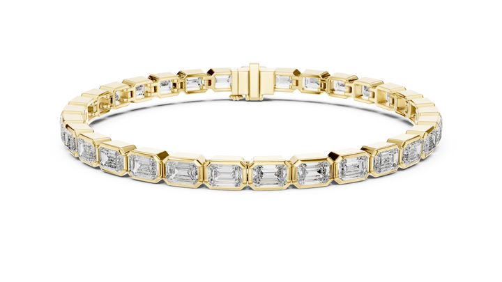 Imperial Emerald Line Diamond Bracelet