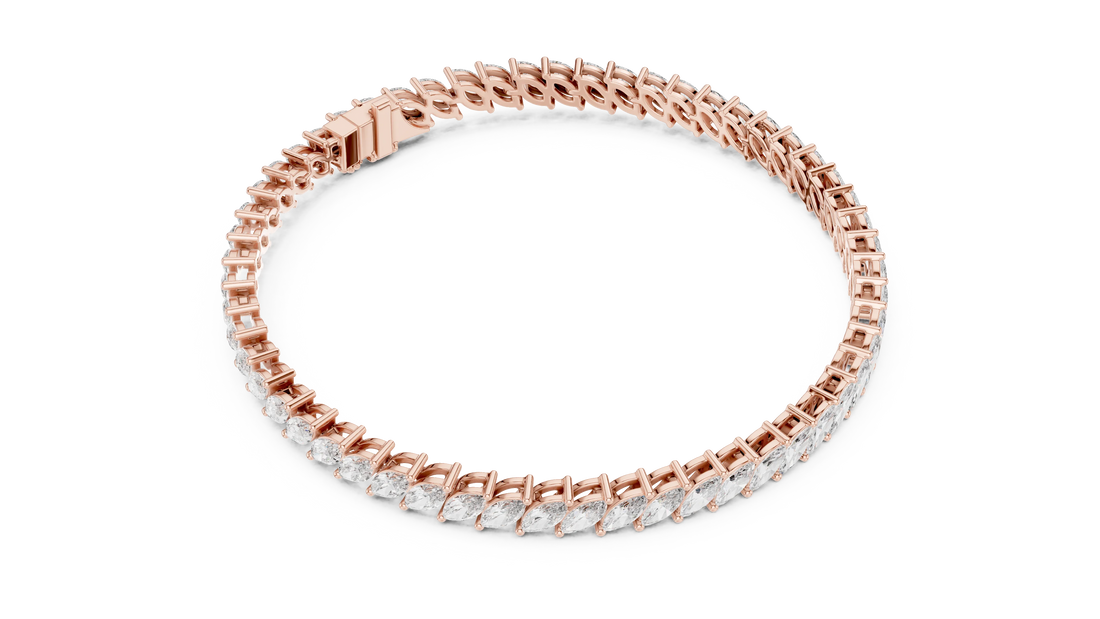 Marquise Radiance Tennis Diamond Bracelet