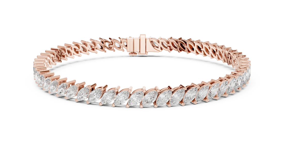 Marquise Radiance Tennis Diamond Bracelet