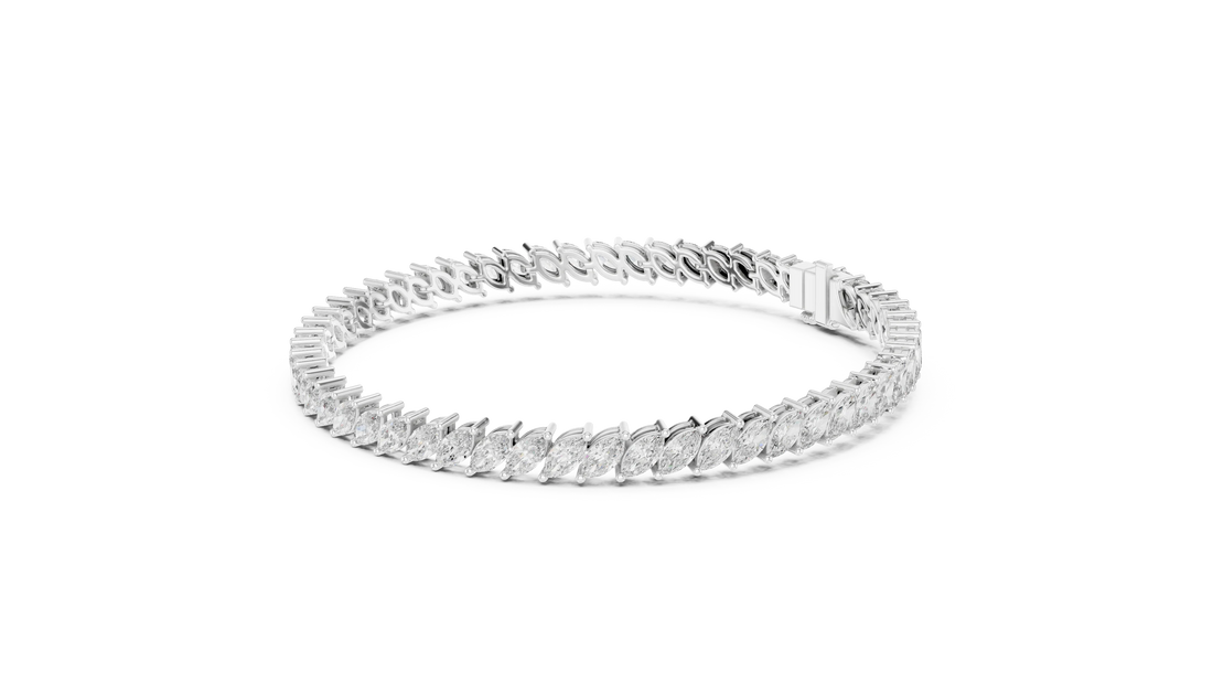 Marquise Radiance Tennis Diamond Bracelet
