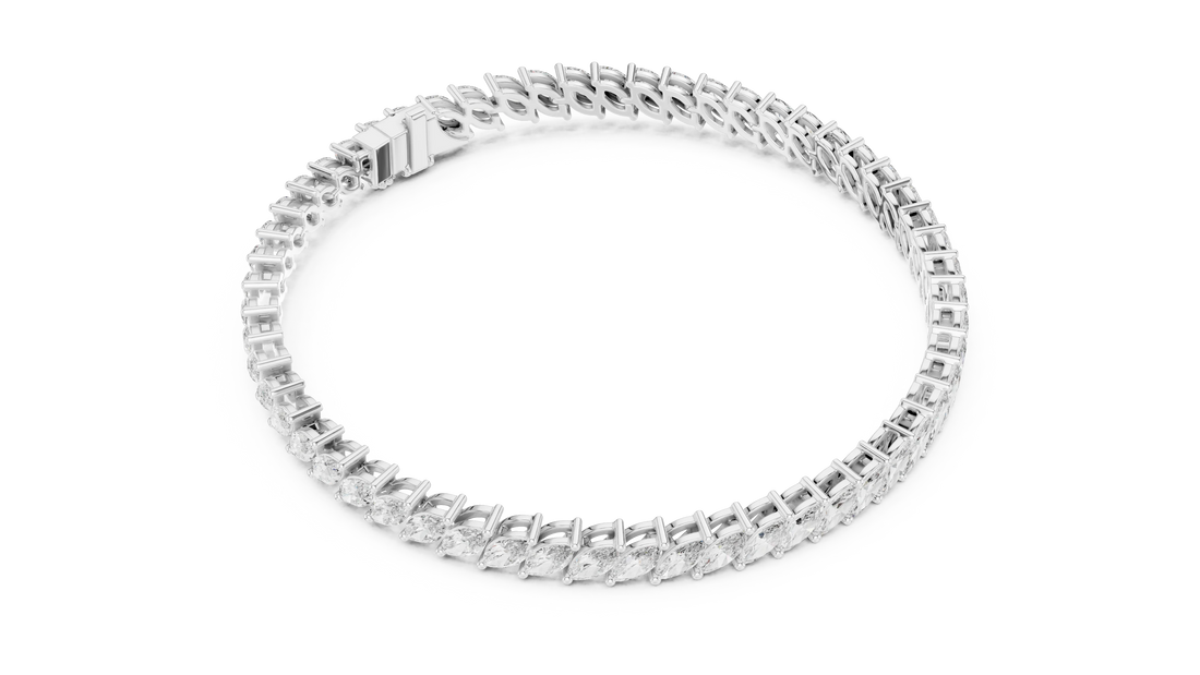 Marquise Radiance Tennis Diamond Bracelet