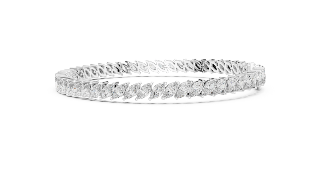 Marquise Radiance Tennis Diamond Bracelet