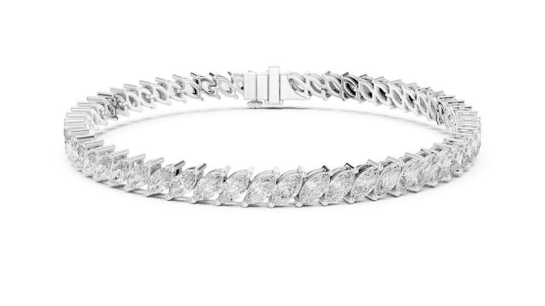 Marquise Radiance Tennis Diamond Bracelet