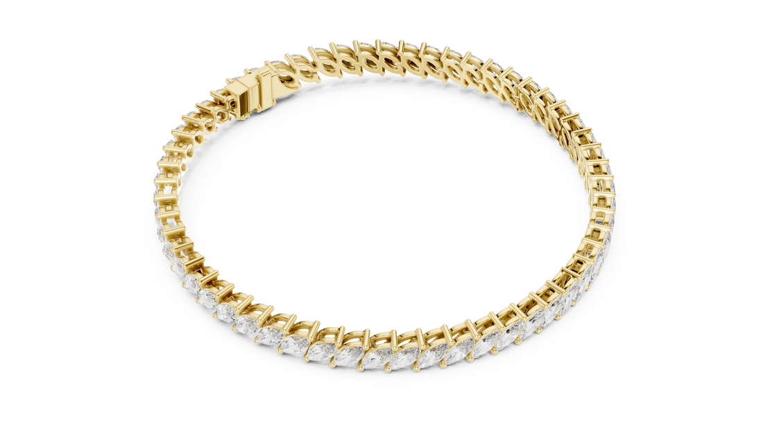 Marquise Radiance Tennis Diamond Bracelet