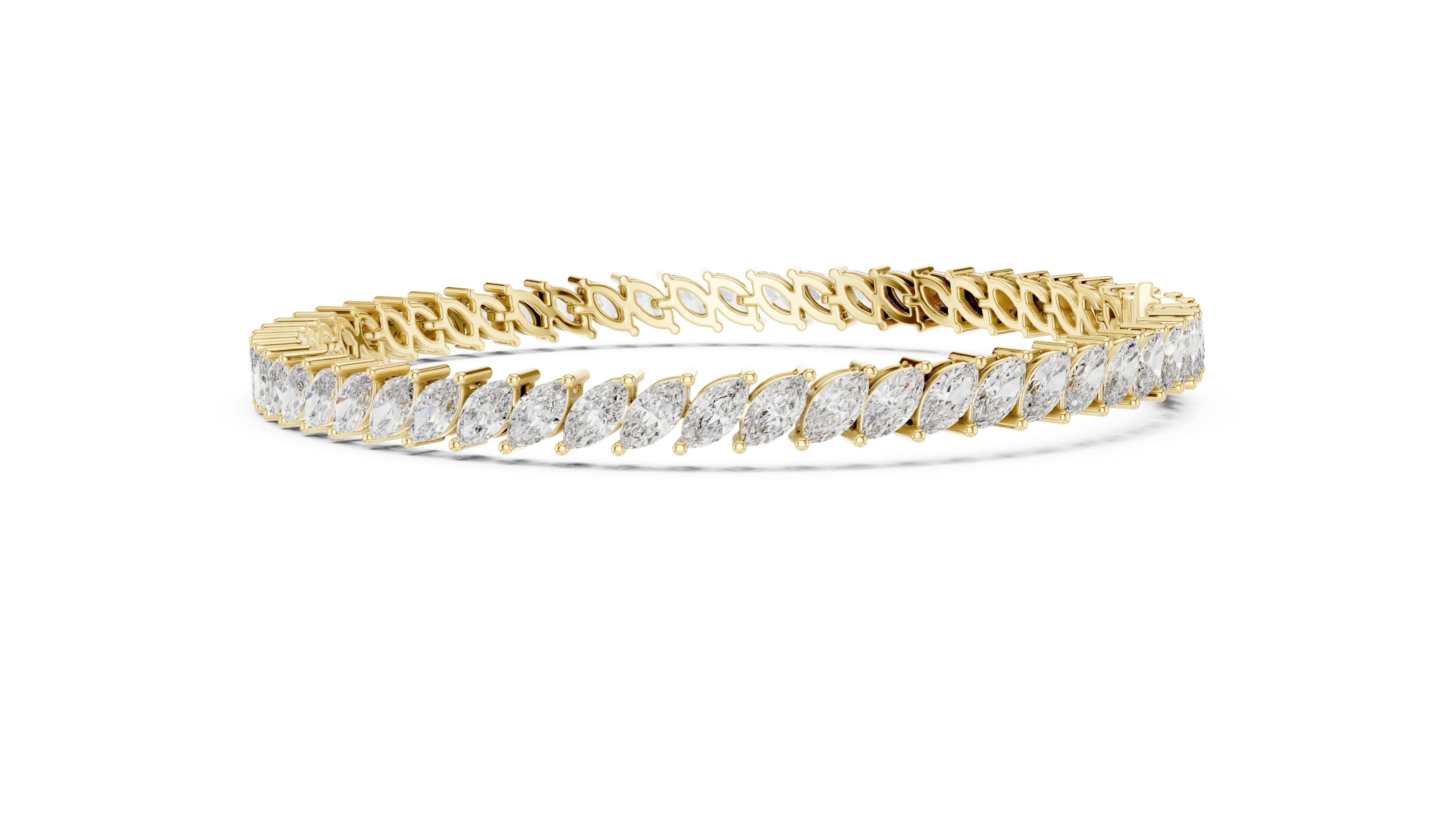 Marquise Radiance Tennis Diamond Bracelet