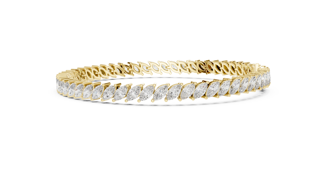 Marquise Radiance Tennis Diamond Bracelet