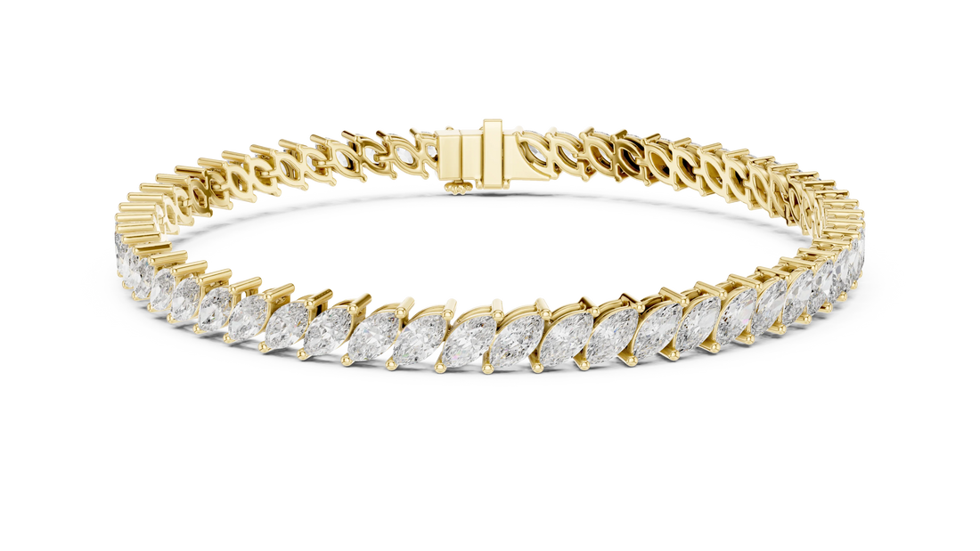Marquise Radiance Tennis Diamond Bracelet
