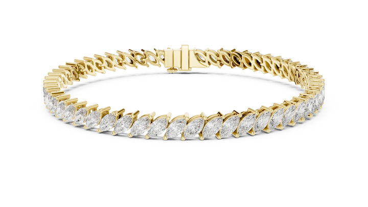 Marquise Radiance Tennis Diamond Bracelet