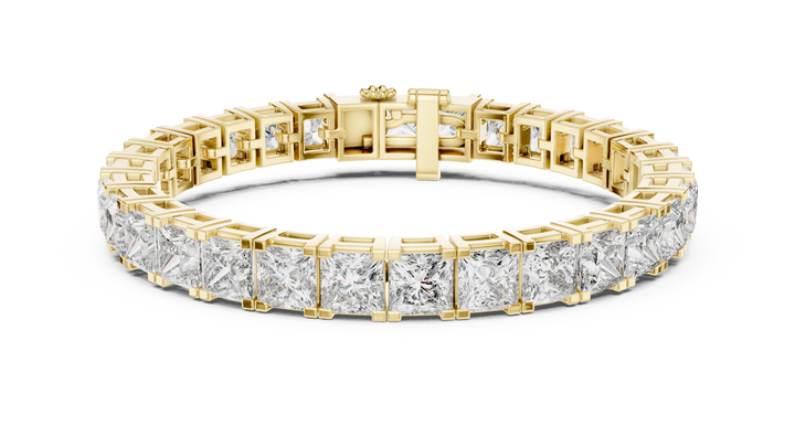 Imperial Radiance Princess-Cut Tennis Bracelet