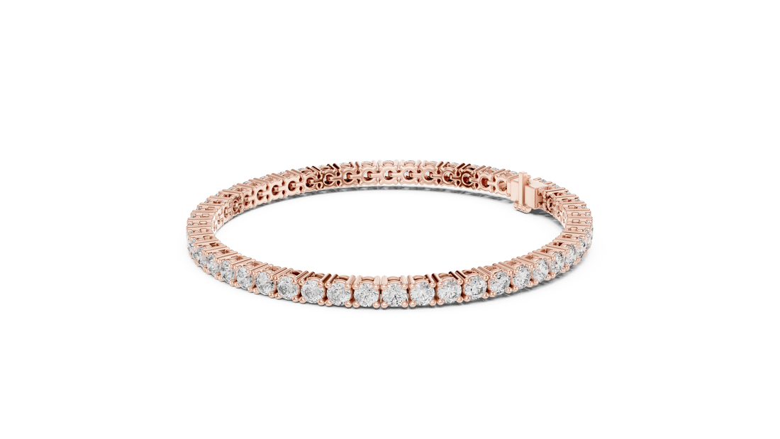 Signature Round Diamond Tennis Bracelet