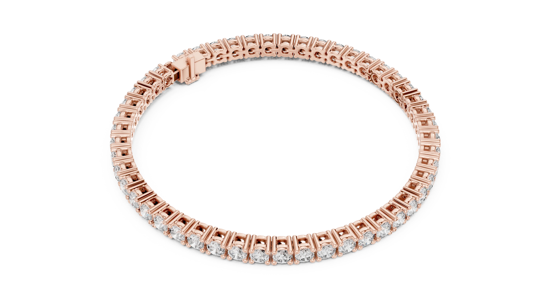 Signature Round Diamond Tennis Bracelet