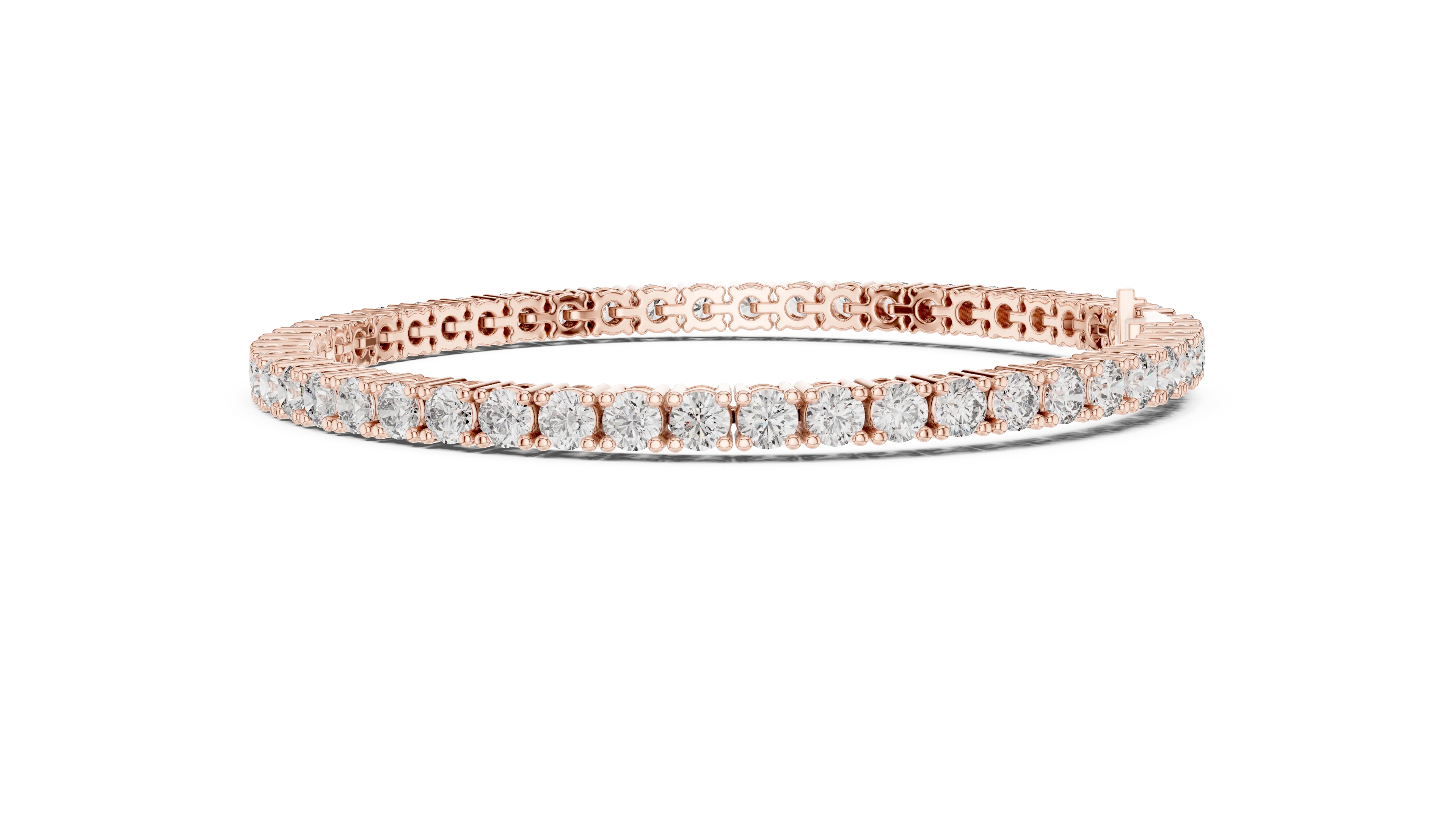Signature Round Diamond Tennis Bracelet