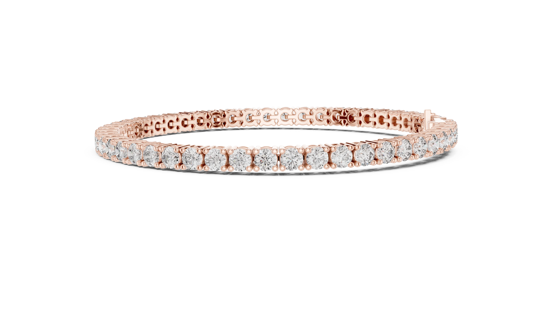 Signature Round Diamond Tennis Bracelet