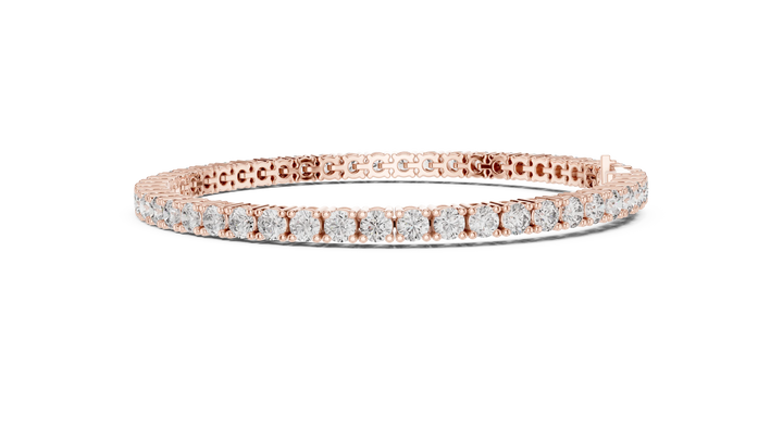 Signature Round Diamond Tennis Bracelet