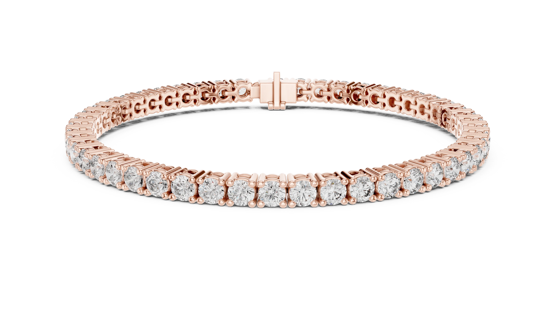Signature Round Diamond Tennis Bracelet