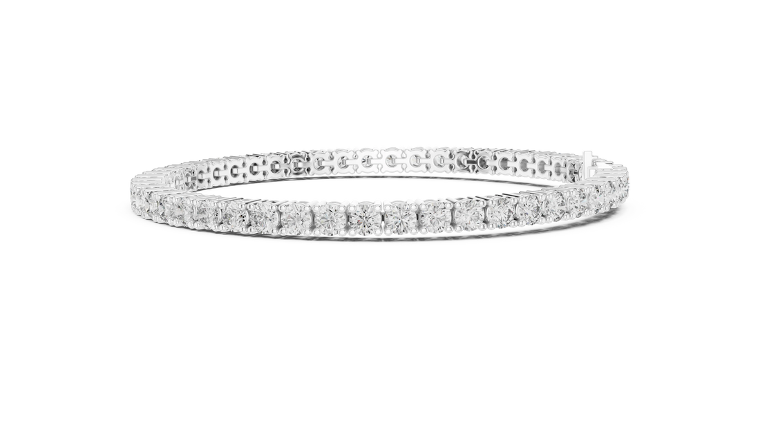 Signature Round Diamond Tennis Bracelet