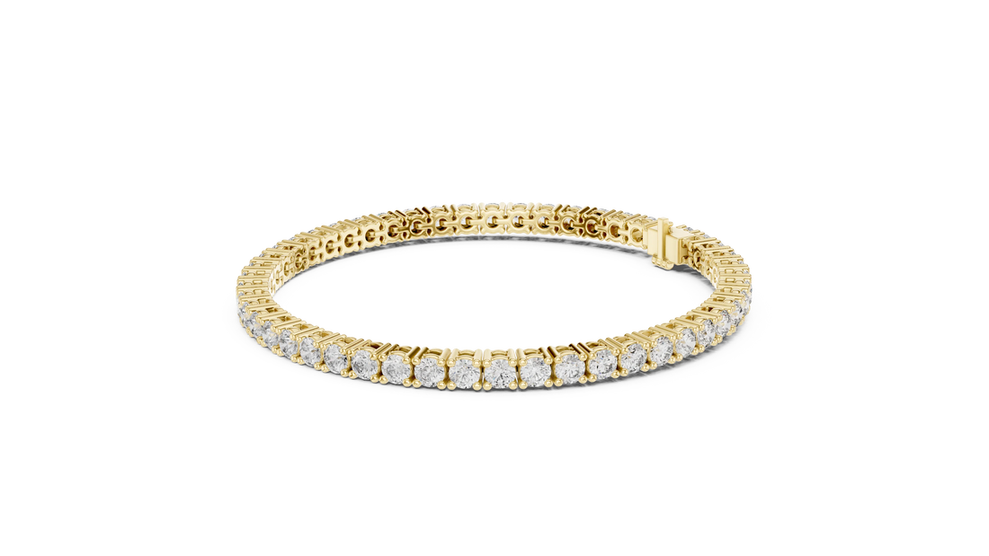 Signature Round Diamond Tennis Bracelet