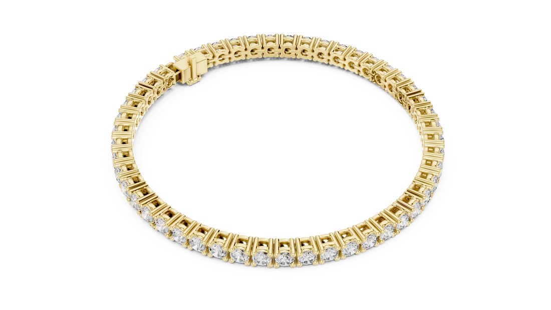 Signature Round Diamond Tennis Bracelet