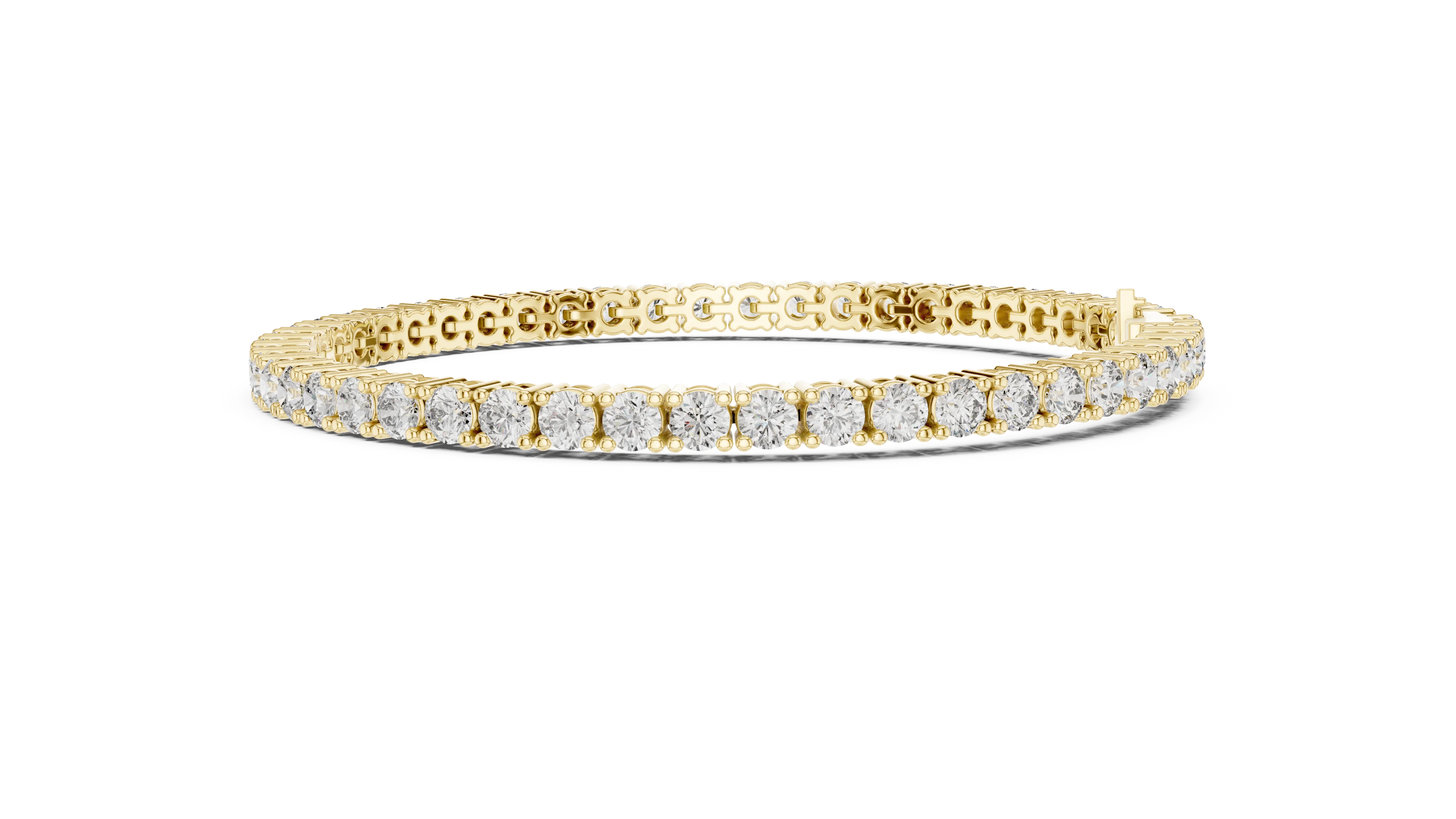 Signature Round Diamond Tennis Bracelet