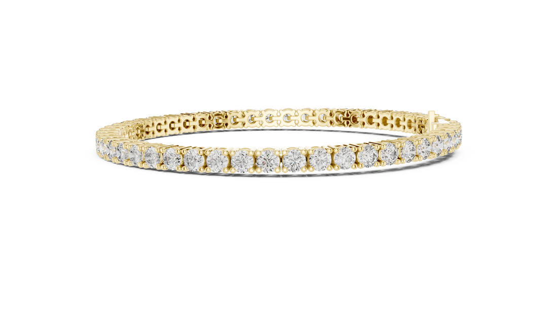 Signature Round Diamond Tennis Bracelet