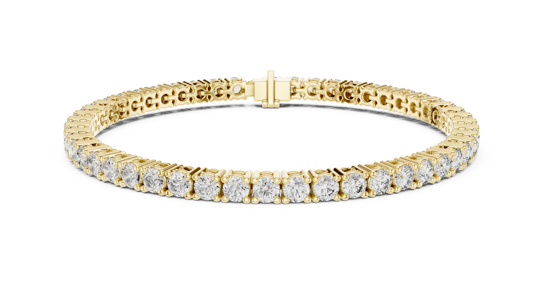 Signature Round Diamond Tennis Bracelet