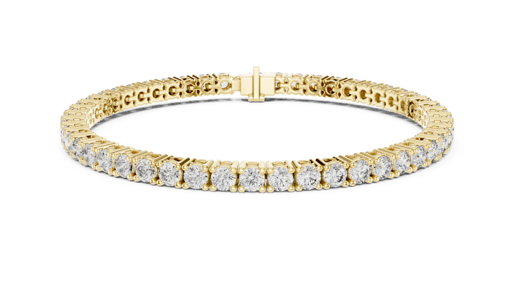 Signature Round Diamond Tennis Bracelet