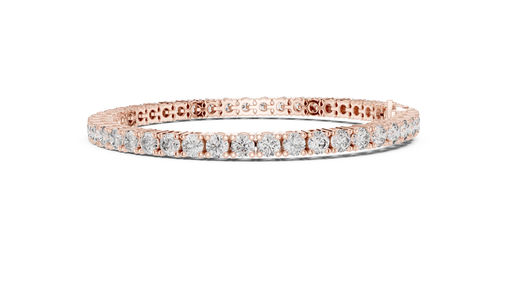 Round Cut Diamond Tennis Bracelet