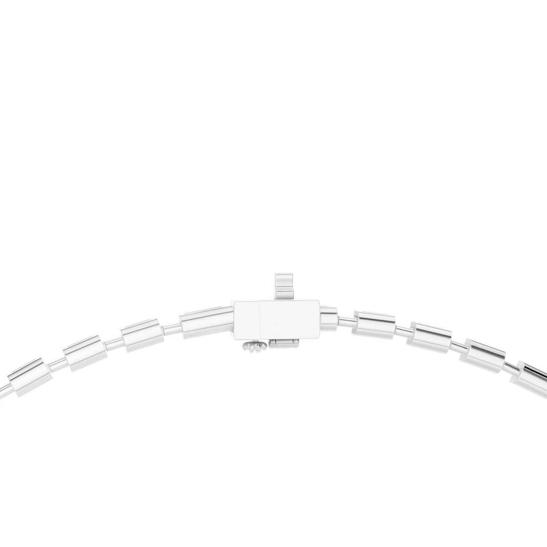 Emerald Diamond Tennis Necklace